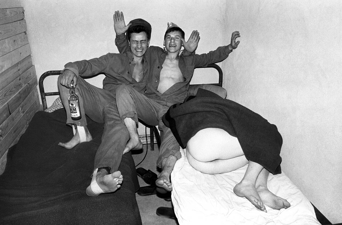 Soldiers with a Girl