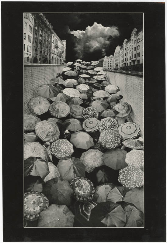 Rainy Day. Umbrellas