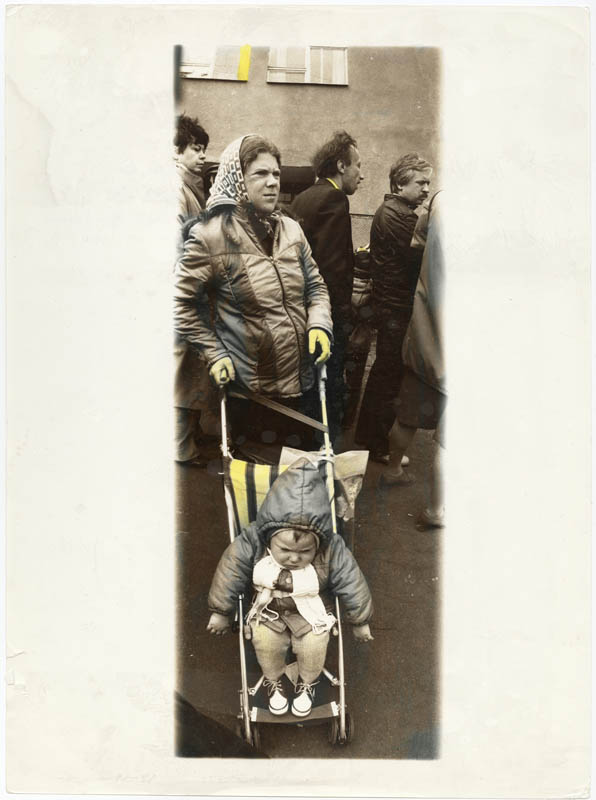 Lady with a stroller