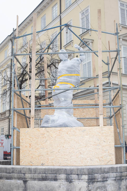 Statue of Diana on Rynok Square